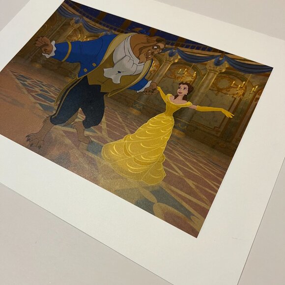 Beauty and the Beast Set of 4 Lithographs Disney Store 2002 - Picture 6 of 16
